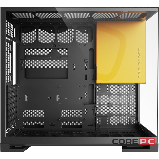 Компьютерный корпус Geometric Future Model 5 ARGB Black Yellow with fans (1AM5WKBY01100)