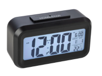Часы-будильник Homestar HS-0110 с метеостанцией (черный)