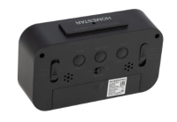 Часы-будильник Homestar HS-0110 с метеостанцией (черный)