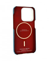 Накладка для i-Phone 15 Pro 6.1" Pitaka Magez Case 5 Aramid Fiber Океан(ocean)