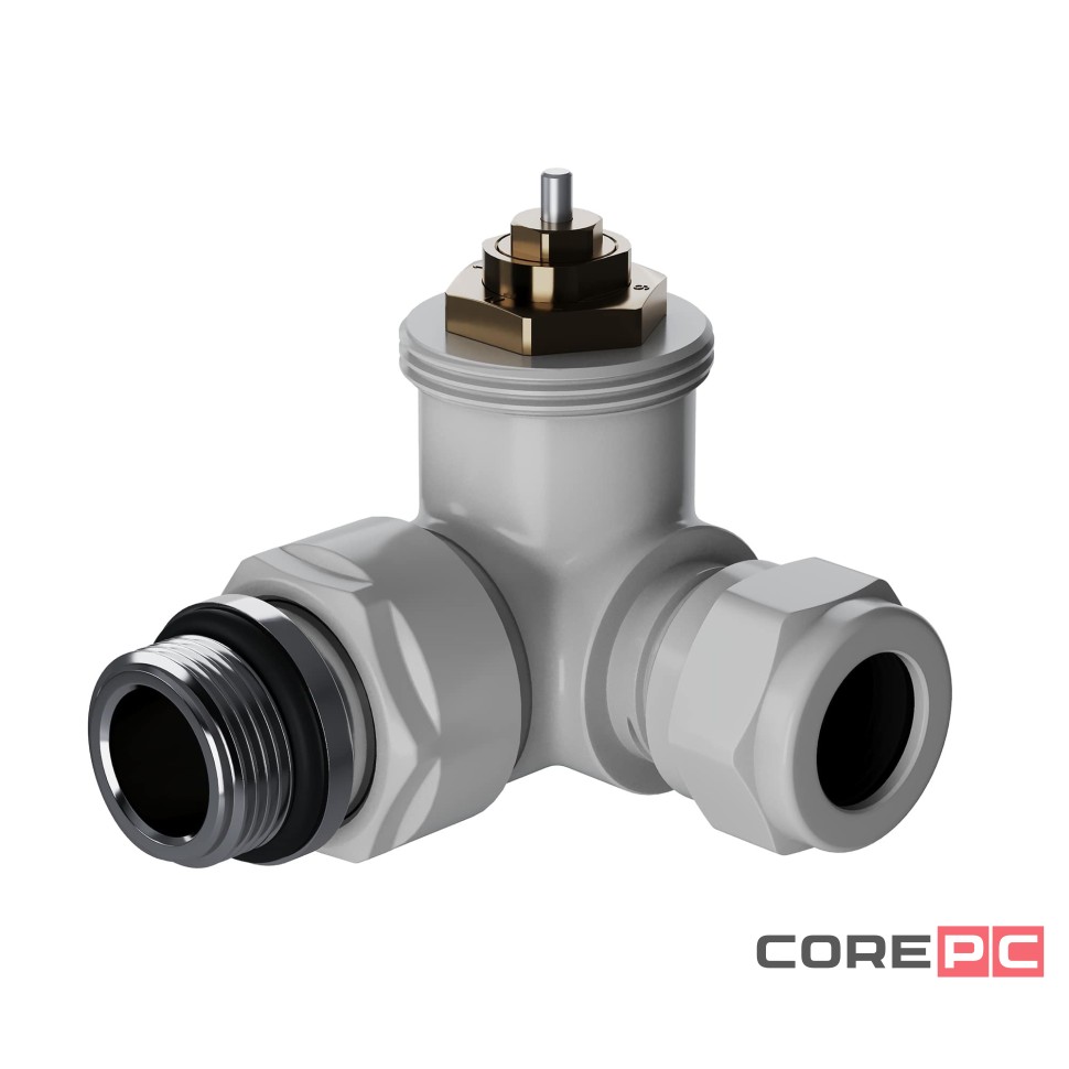 Набор термостатический трехосевой Royal Thermo Design Pro 15мм М30х1,5 (Белый)