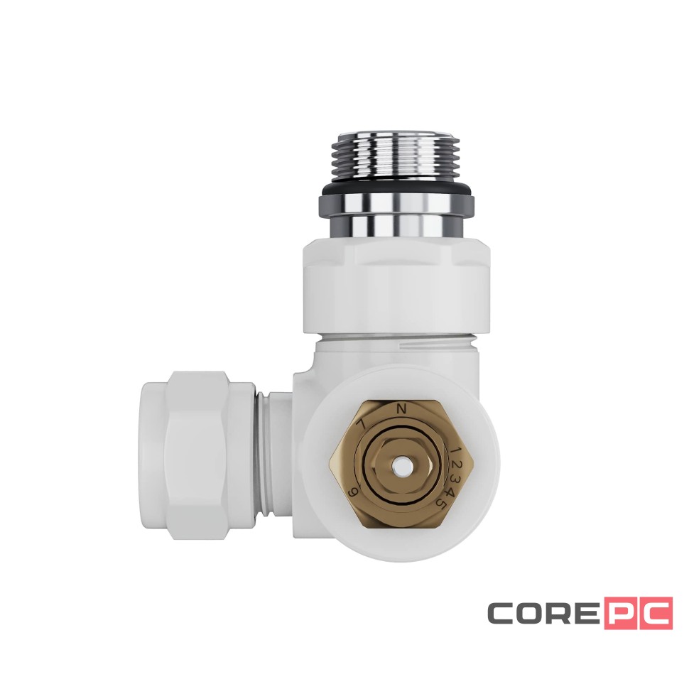 Набор термостатический трехосевой Royal Thermo Design Pro 15мм М30х1,5 (Белый)