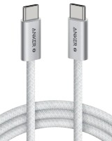 Usb Кабель-зарядка Type-C на Type-C Anker Zolo (A8060P21) 240W 1.5м белый