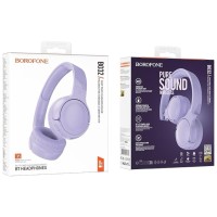 Стереонаушники Полноразмерные Borofone BO32 BT5.4/200mAh/8ч фиолетовые