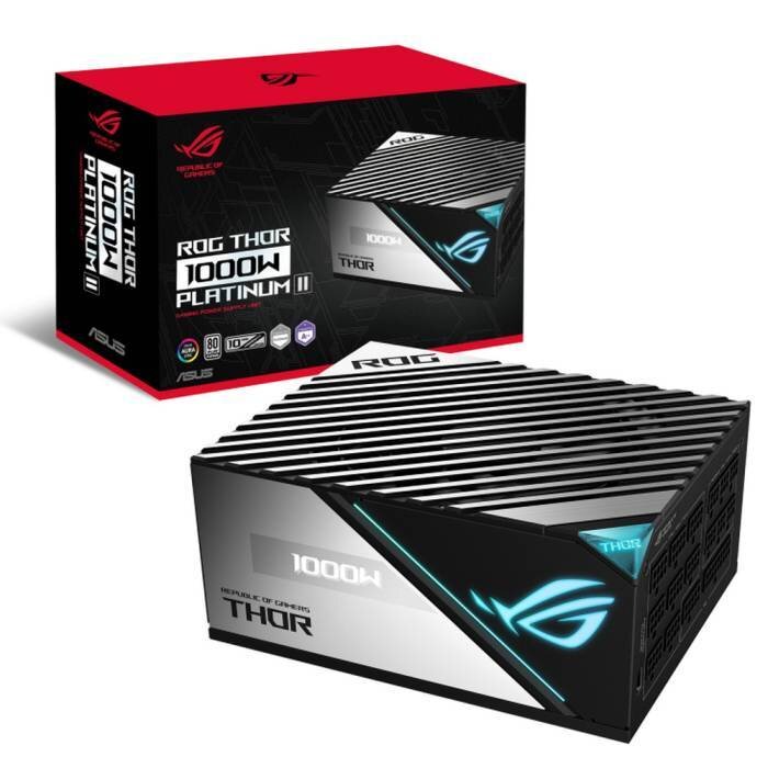 Блок питания ASUS 1000W PLATINUM II ROG-THOR-1000P2-GAMING 90YE00L1-B0NA00