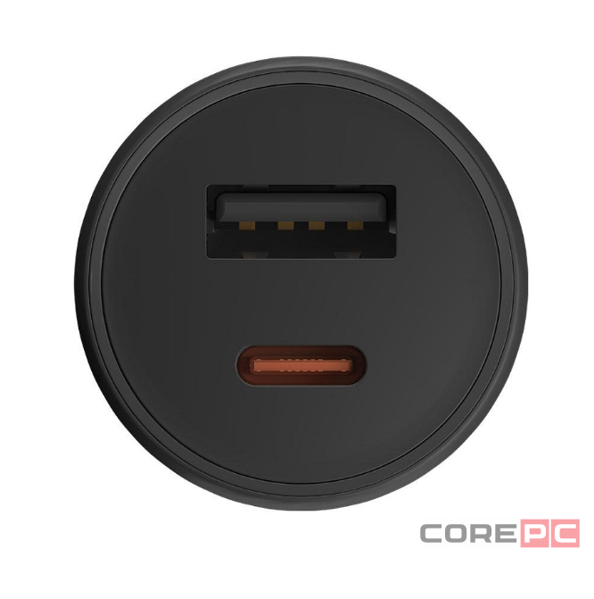 Автомобильное зар. устр. Xiaomi Xiaomi Mi Car Charger 43W 1USB/1USB-C MDY-16-EQ черное