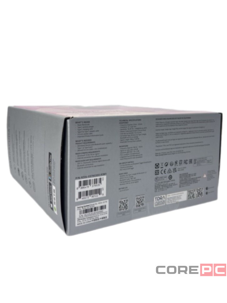 Стереонаушники Bluetooth полноразмерные игровые Razer  Barracuda розовый