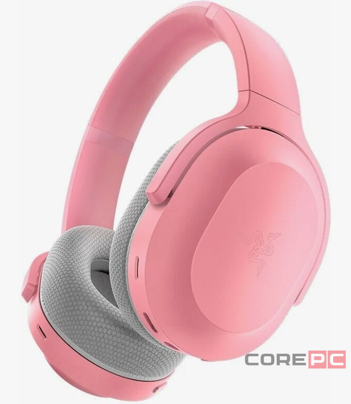 Стереонаушники Bluetooth полноразмерные игровые Razer  Barracuda розовый