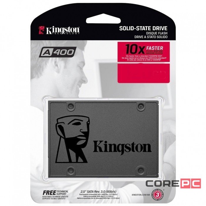 Твердотельный накопитель Kingston 960 Gb A400 (SA400S37/960G)
