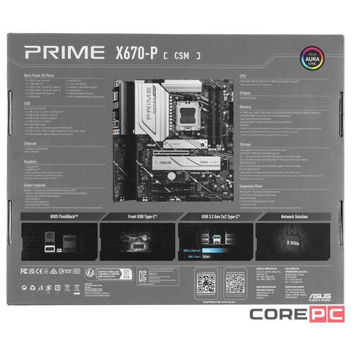 Материнская плата ASUS PRIME X670-P-CSM 90MB1BU0-M0EAYC