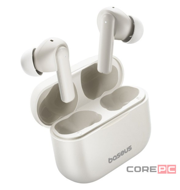Мобильная Bluetooth-гарнитура Baseus Bowie E17 BT5.3/35mAh (430mAh)/6ч (A00072200223-Z1) белая