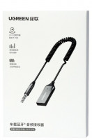Адаптер Ugreen CM309 AUX Car Receive BT5.3 серый
