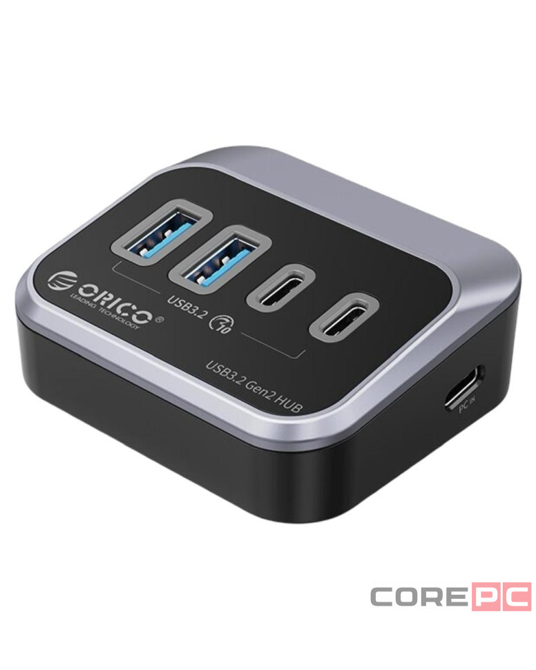USB-С хаб Orico M32A2C-G2 USB3.2х2/USB-C3.2x2 серый
