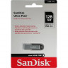 3.0 USB флеш накопитель SanDisk 128GB Ultra Flair (SDCZ73-128G-G46) металл чер/серебро