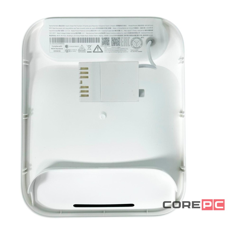 Автопоилка для животных Xiaomi Smart Pet Fountain 2 3л (XMCWYSJ02)белая