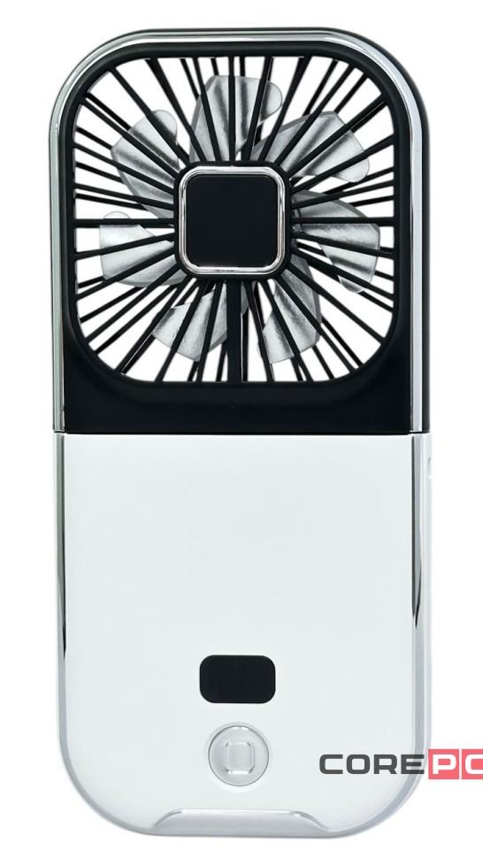 Вентилятор портативный + powerbank 3000mAh Xiaomi F30 Pro бело-черный