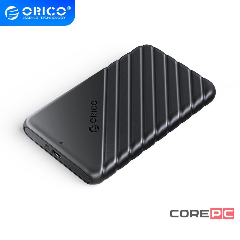 Внешний корпус для HDD/SSD 2.5 Orico 25PW1-C3 USB-C черный