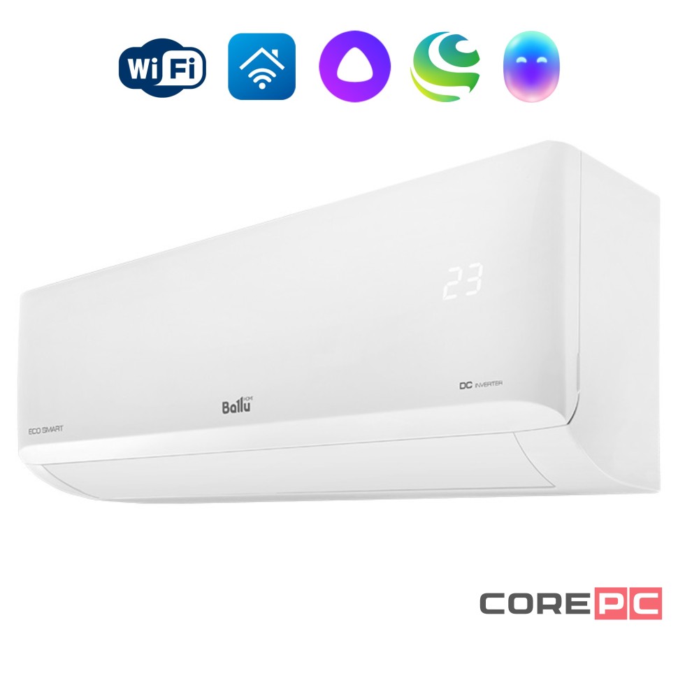 Сплит-система инверторного типа Ballu Eco Smart DC BSYI-10HN8_V4 комплект