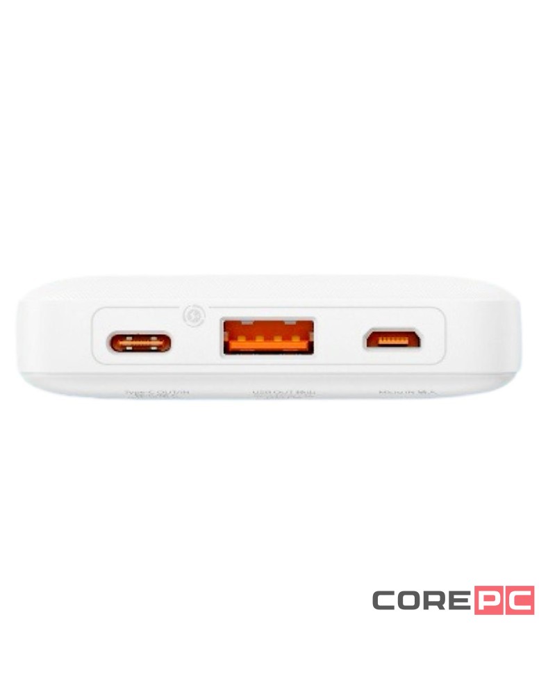 Powerbank Baseus Airpow с кабелем Type-C 10000mAh 1USB/Type-C 20W (PPQD090002) белый