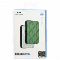Powerbank магнитный с MagSafe Keephone Brendy Woven 10000mAh зелёный
