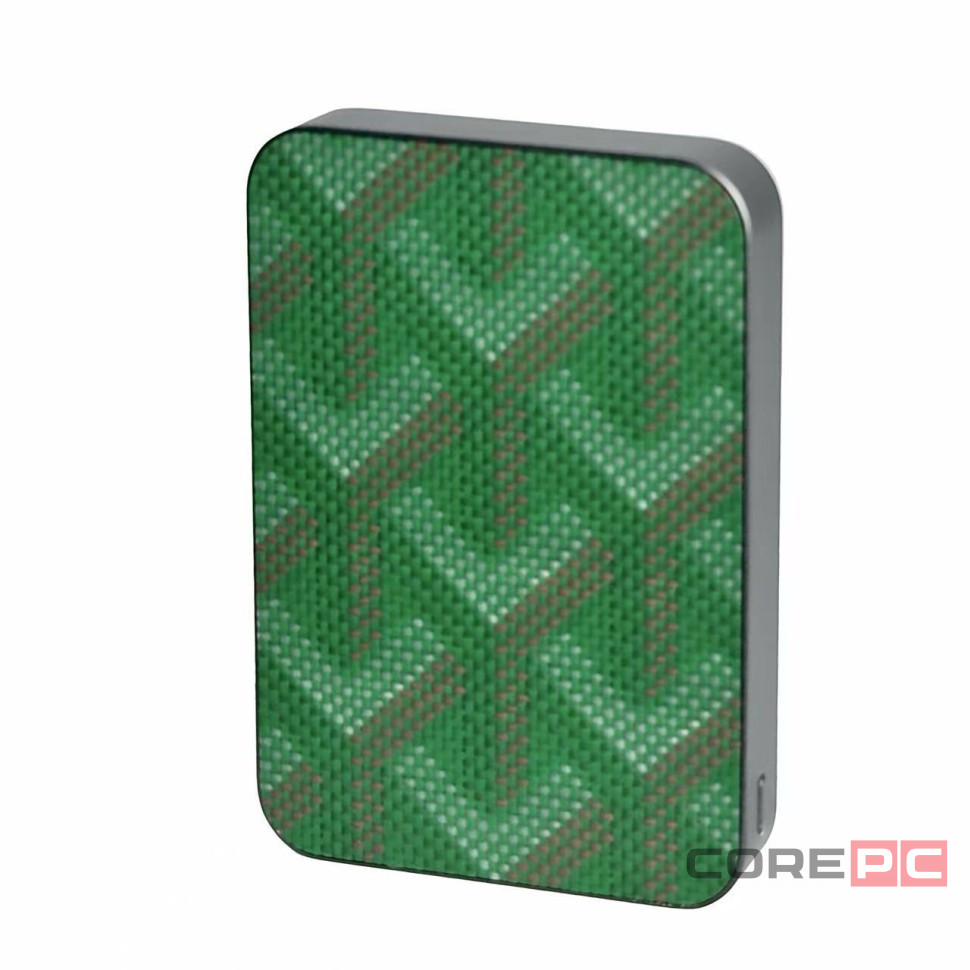 Powerbank магнитный с MagSafe Keephone Brendy Woven 10000mAh зелёный