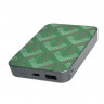 Powerbank магнитный с MagSafe Keephone Brendy Woven 10000mAh зелёный