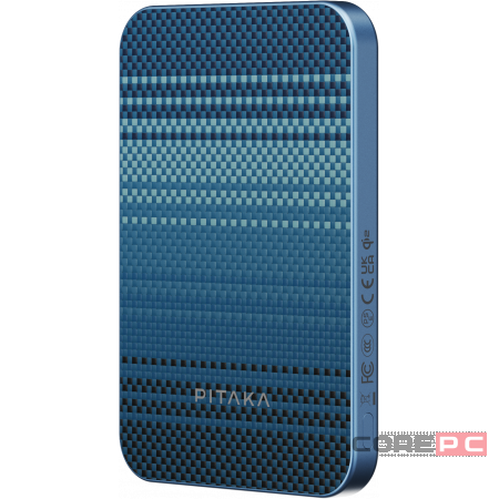 Внешний аккумулятор PITAKA Aramid Fiber Magnetic Power Bank Qi2 5000mAh Moonrise