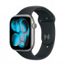 Apple Watch Series 11 46mm Space Gray Aluminium Case with Black Sport Band (S/M)