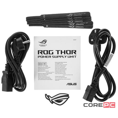 Блок питания ASUS 1600W ROG-THOR-1600T-GAMING (90YE00K0-B0NA00) 16 Pin (PCIe 5.0 Connector Cable Details)