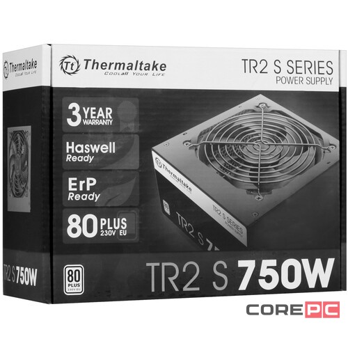 Блок питания Thermaltake 750W TR2 S 750 TRS-750AH2NK (PS-TRS-0750NN2AWE-1)