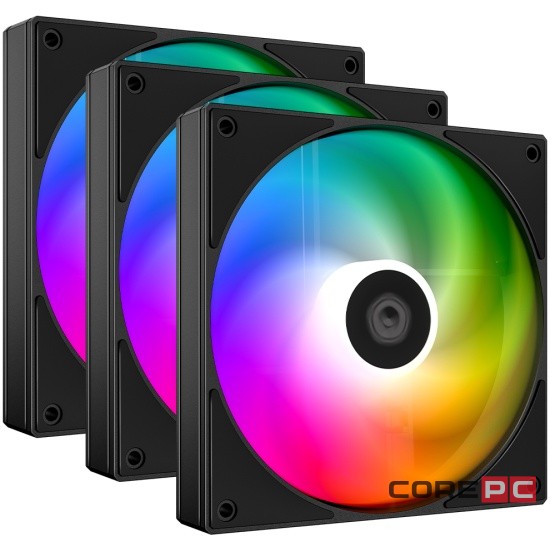 Вентилятор для корпуса ID-COOLING AS-120-ARGB-K TRIO (3 in 1)