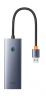 USB-разветвитель Baseus UltraJoy Series 4-Port HUB Lite B0005280B811-09 серый