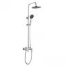 Душевая система Frap 40к F2416 лейка тропический душ (D200мм, хром, латунь)