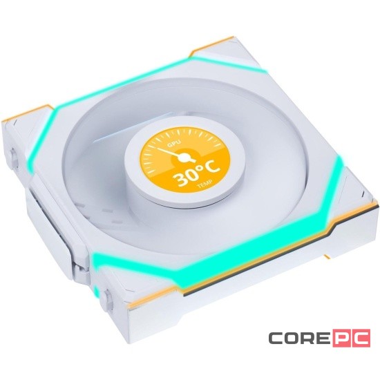 Комплект вентиляторов для корпуса Lian Li UNI FAN SL WIRELESS LCD 120 Reverse Blade ARGB White (G99.12RSLLCD1W3W.R0)