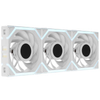 Комплект вентиляторов для корпуса Lian Li UNI FAN SL WIRELESS LCD 120 Reverse Blade ARGB White (G99.12RSLLCD1W3W.R0)