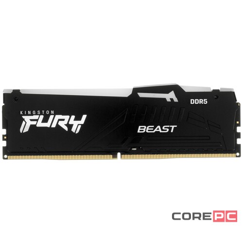 Оперативная память 16 Gb 5600 MHz Kingston FURY Beast RGB Black (KF556C36BBEA-16)