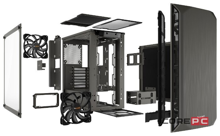 Компьютерный корпус Be Quiet! PURE BASE 500 WINDOW Metallic Gray (BGW36)