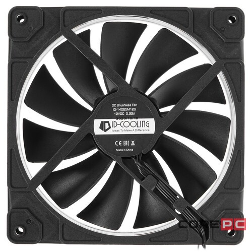 Вентилятор для корпуса ID-COOLING ZF-14025-ARGB Black/ARGB