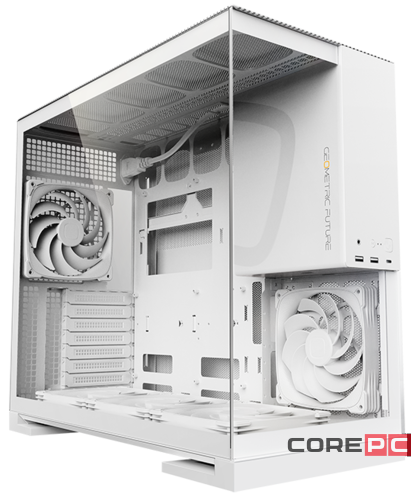Компьютерный корпус Geometric Future Model 5 ARGB White with fans (1AM5WKWT01100)