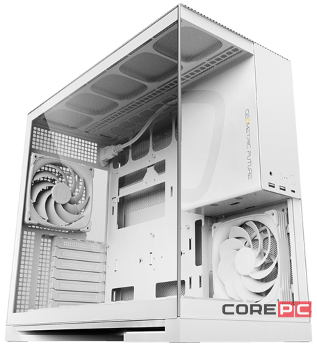 Компьютерный корпус Geometric Future Model 5 ARGB White with fans (1AM5WKWT01100)