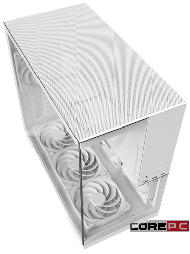 Компьютерный корпус Geometric Future Model 5 ARGB White with fans (1AM5WKWT01100)
