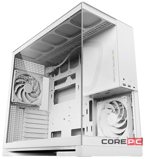 Компьютерный корпус Geometric Future Model 5 ARGB White with fans (1AM5WKWT01100)