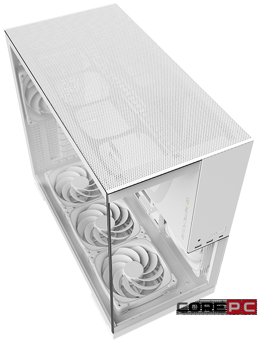 Компьютерный корпус Geometric Future Model 5 ARGB White with fans (1AM5WKWT01100)