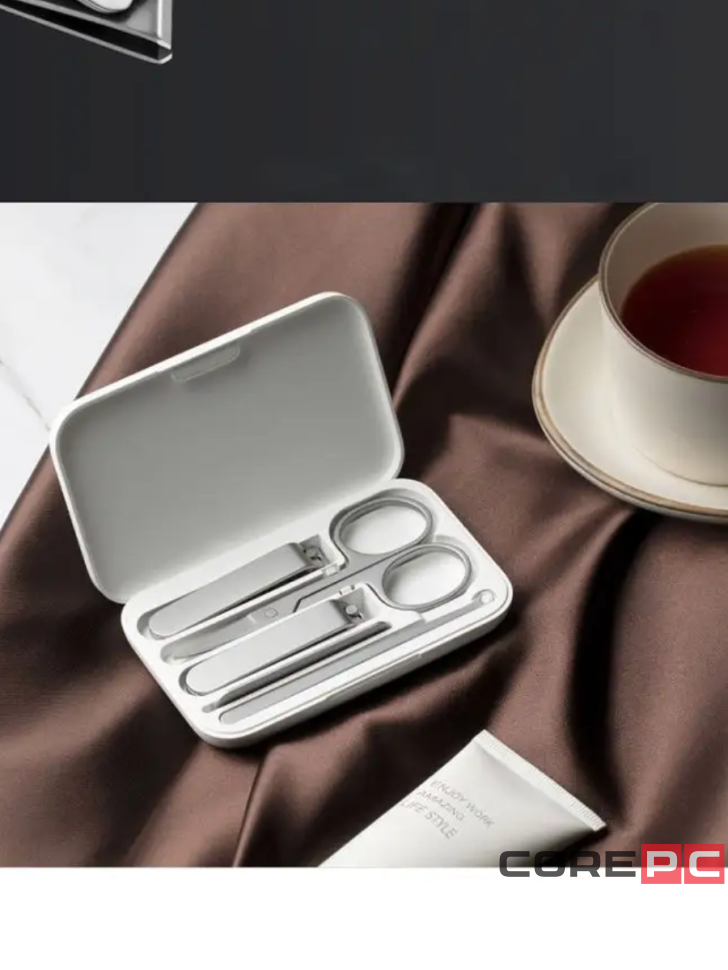 Маникюрный набор Xiaomi Mijia Nail Clipper Five Piece Set (MJZJD002QW) (серебристый)