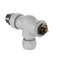 Набор термостатический осевой Royal Thermo Design Pro 15мм М30х1,5 (Белый)