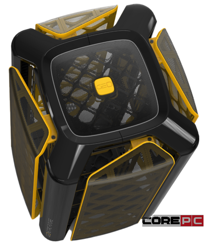 Компьютерный корпус Geometric Future Model 2 The Ark Black (1AM2AKBK00101) (GF_M2-THE-ARK-BK-MESH)