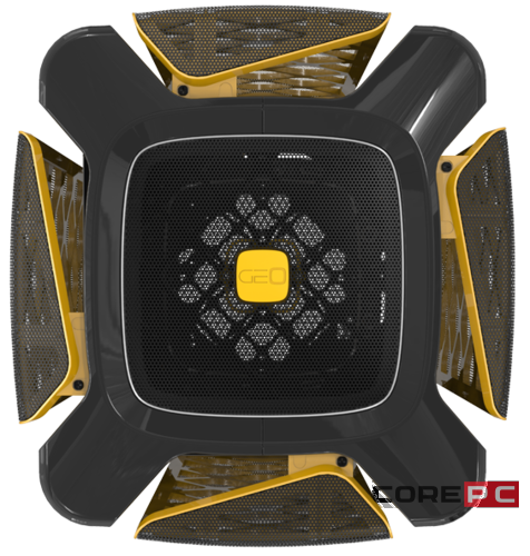 Компьютерный корпус Geometric Future Model 2 The Ark Black (1AM2AKBK00101) (GF_M2-THE-ARK-BK-MESH)