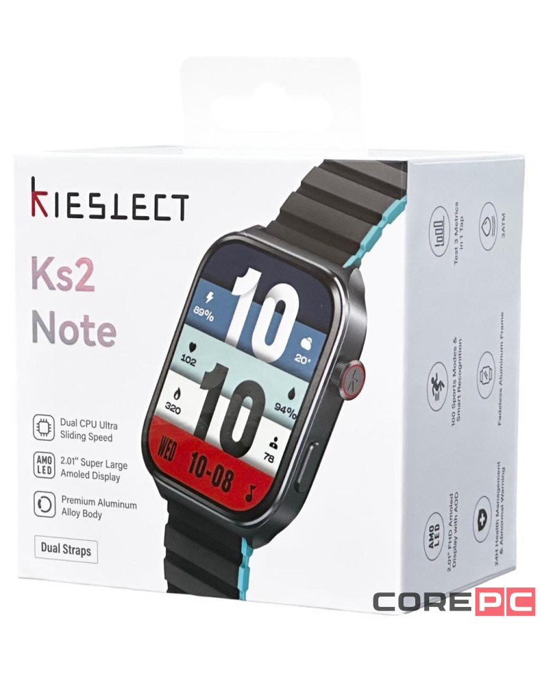 Умные часы Kieslect Smart Calling Watch Ks2 Note (EU)черные