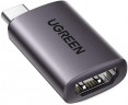 OTG Ugreen US320 USB-C (папа) на HDMI (мама) серый