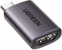 OTG Ugreen US320 USB-C (папа) на HDMI (мама) серый